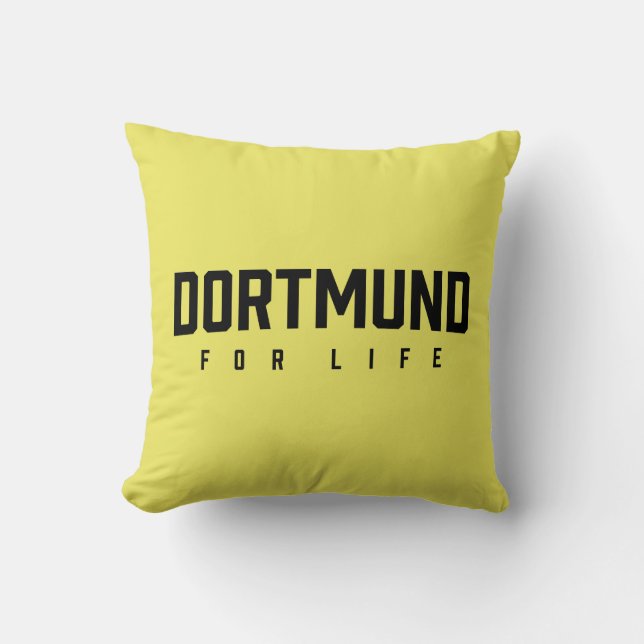 Dortmund For Life Kissen (Vorderseite)