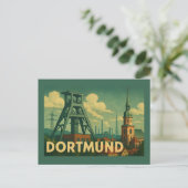 Dortmund Germany City Art Postkarte (Stehend Vorderseite)