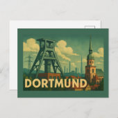 Dortmund Germany City Art Postkarte (Vorne/Hinten)