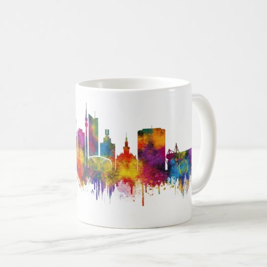 Dortmund Germany Skyline Kaffeetasse (VorderseiteRechts)