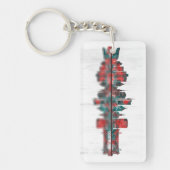 Dortmund Germany Skyline Schlüsselanhänger (Vorderseite)