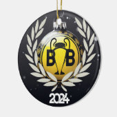 DORTMUND INSPIRIERT KERAMIK ORNAMENT (Links)