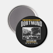 Dortmund Magnet (Vorderseite/Rückseite)