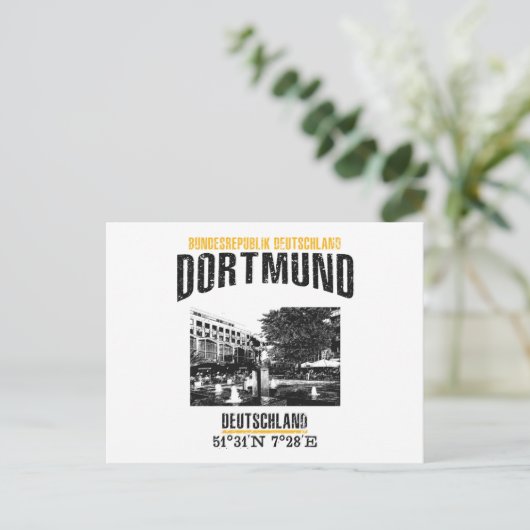Dortmund Postkarte (Stehend Vorderseite)