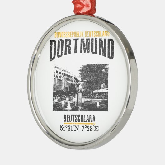 Dortmund Silbernes Ornament (Links)