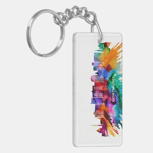 Dortmund Skyline Schlüsselanhänger (Vorderseite links)