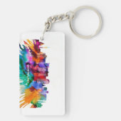 Dortmund Skyline Schlüsselanhänger (Rückseite)