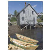 Dory builder,Lunenburg, Nova Scotia, Kanada Klemmbrett (Rückseite)