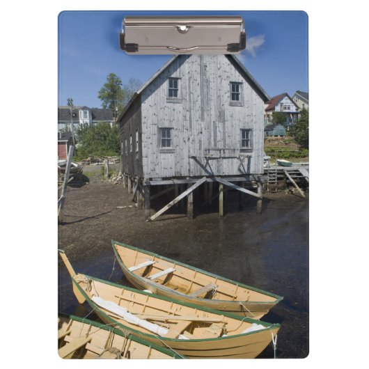 Dory builder,Lunenburg, Nova Scotia, Kanada Klemmbrett (Vorderseite)
