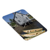 Dory builder, Lunenburg, Nova Scotia, Kanada Magnet (Rechte Seite)