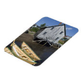 Dory builder, Lunenburg, Nova Scotia, Kanada Magnet (Linke Seite)