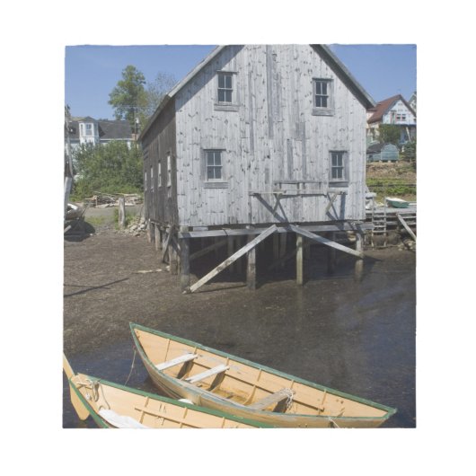 Dory builder, Lunenburg, Nova Scotia, Kanada Notizblock (Vorderseite)