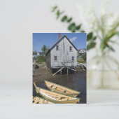 Dory builder, Lunenburg, Nova Scotia, Kanada Postkarte (Stehend Vorderseite)