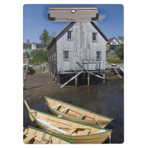 Dory Erbauer, Lunenburg, Nova Scotia, Kanada Klemmbrett