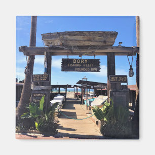 Dory Fishing Fleet, Newport Beach, Kalifornien Magnet