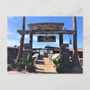 Dory Fishing Fleet, Newport Beach, Kalifornien Postkarte