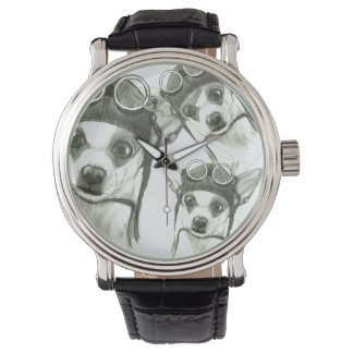 Dory the ChiWee (Tiny Chihuahua) von Carol Zeock Armbanduhr