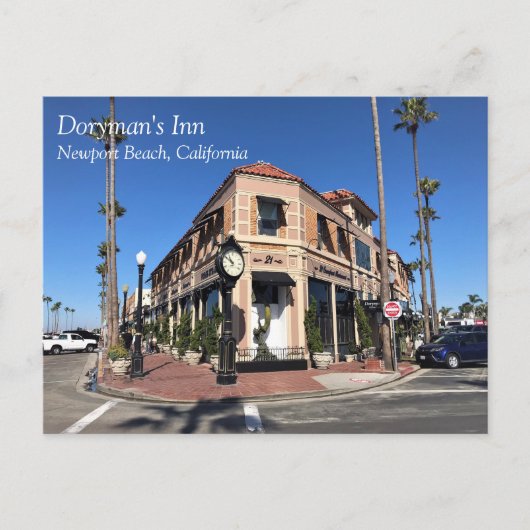 Doryman's Inn, Newport Beach, Kalifornien Postkarte (Vorderseite)