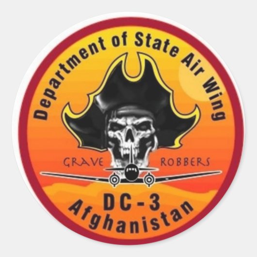 DOS AIRWING Grave Robbers Sticker (Vorderseite)