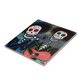 DOS Amigos Dia de Los Muertos Fliese (Seite)