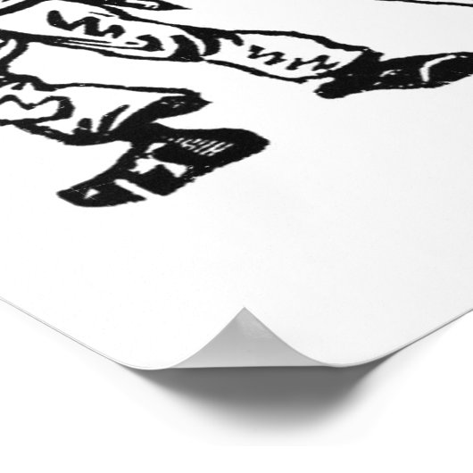 Dos Amigos Posada Calavera Poster (Ecke)