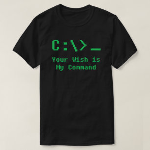 DOS-Befehlseingabeformat-T - Shirt