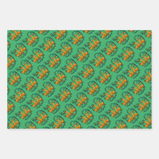 Dos Cabras y Hojas Geschenkpapier Set (Vorderseite 3)