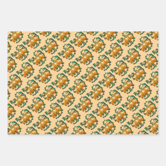 Dos Cabras y Hojas Geschenkpapier Set (Vorderseite 2)