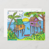 Dos Casas Postcard Postkarte (Vorne/Hinten)