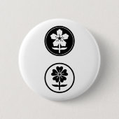 dos Flores Button (Vorderseite)