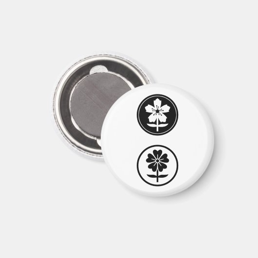 dos Flores Magnet (Vorderseite/Rückseite)