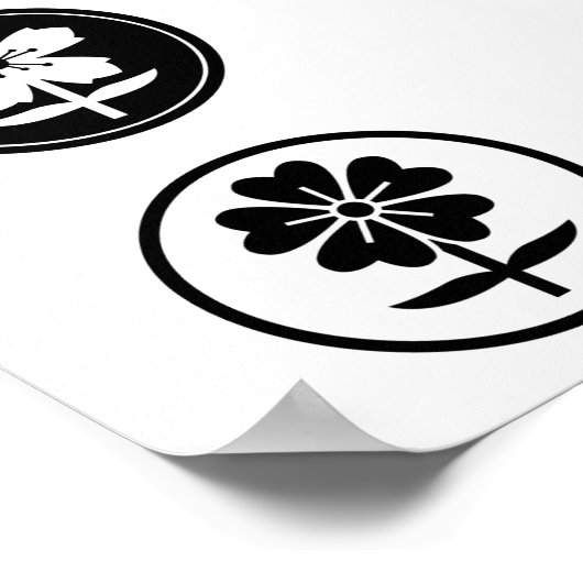 dos Flores Poster (Ecke)