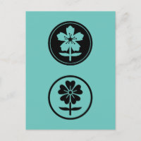 DOS Flores Postkarte