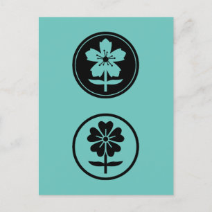 DOS Flores Postkarte