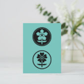 DOS Flores Postkarte (Stehend Vorderseite)