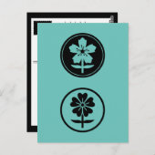 DOS Flores Postkarte (Vorne/Hinten)