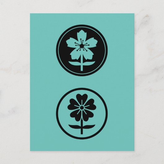 DOS Flores Postkarte (Vorderseite)