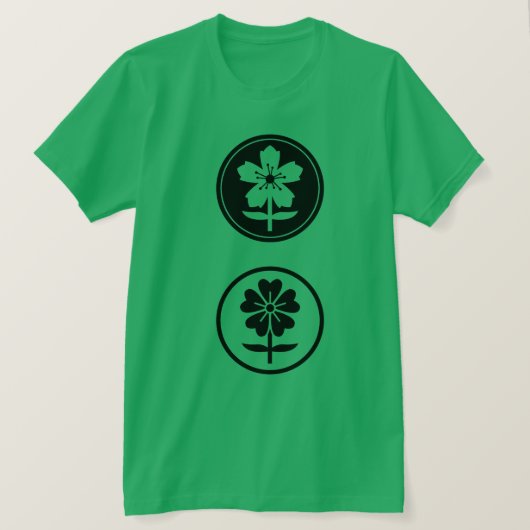 dos flores T - Shirt (Design vorne)