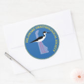 DOS-Logo-Aufkleber Runder Aufkleber (Umschlag)