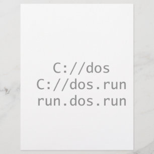 DOS, lustiger Geeky