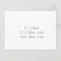 DOS, lustiger Geeky