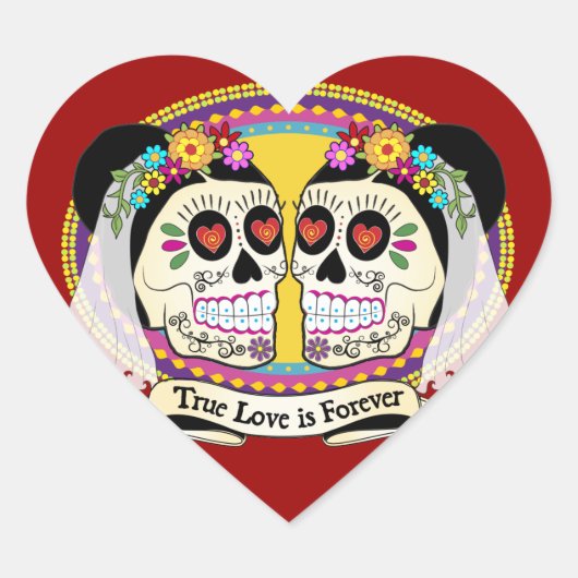 Dos Novias (2 Brides) Aufkleber (Vorderseite)