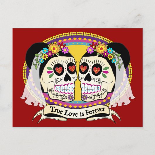 Dos Novias (2 Brides) Postkarte (Vorderseite)