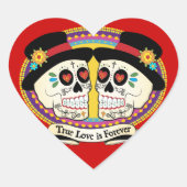 Dos Novios (2 Bäume) Aufkleber (Vorderseite)