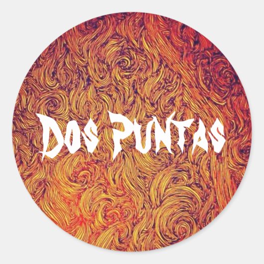Dos Puntas Sticker (Vorderseite)
