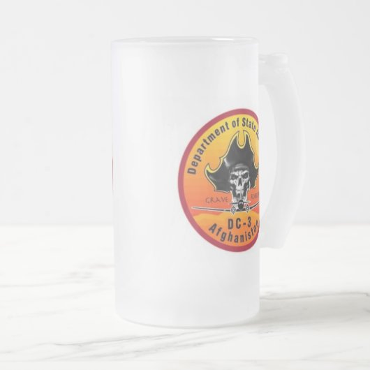 DOSAIRWING ernste Räuber-mattierte Tasse (VorderseiteRechts)