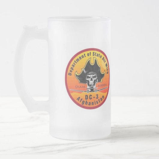 DOSAIRWING ernste Räuber-mattierte Tasse (Links)