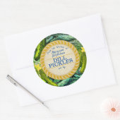 Dose aus der Küche personalisiert Runder Aufkleber (Umschlag)