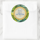 Dose aus der Küche personalisiert Runder Aufkleber (Tasche)