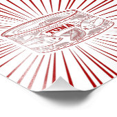 Dose für Thunfisch Vintag Fotodruck (Ecke)